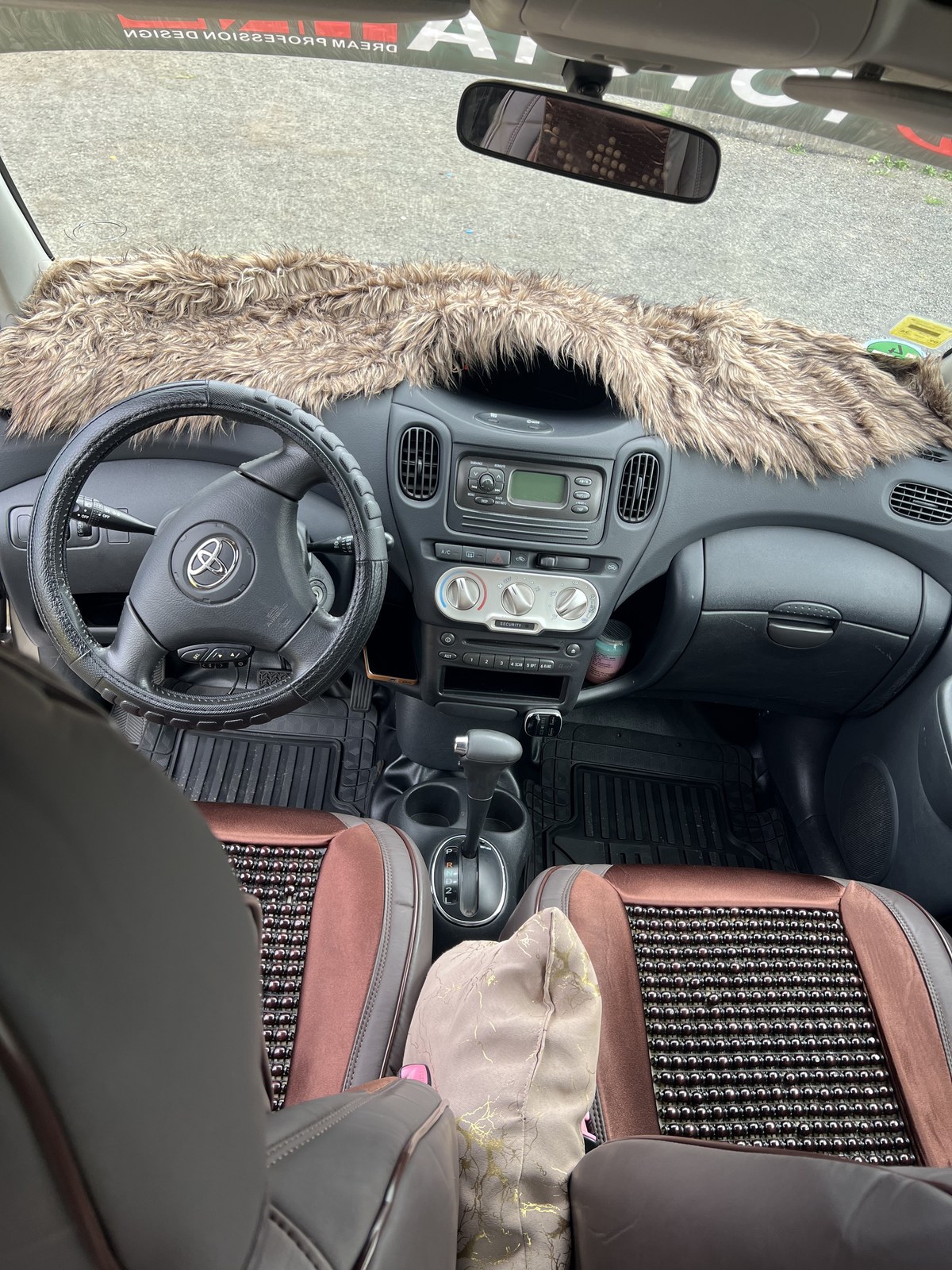 Interior dashboard and front seats